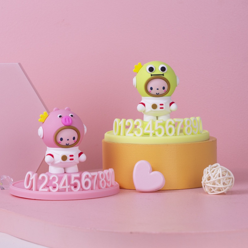 Biển Báo Đỗ Xe Tạm Thời Thiết Kế Hình Chú Khỉ Hoạt Hình Đáng Yêu Phong Cách Mới