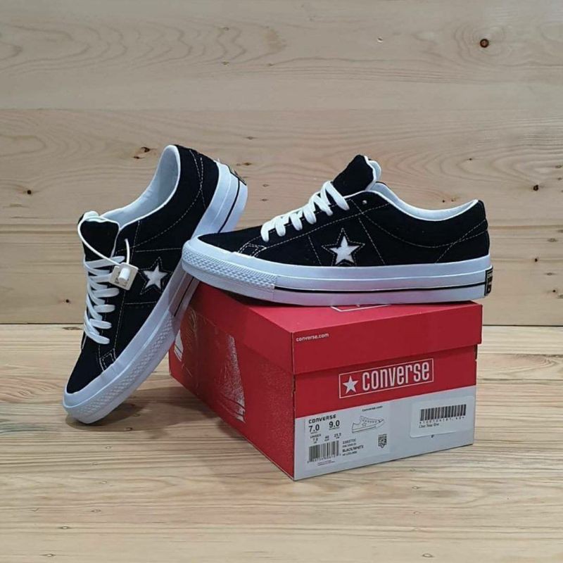 Giày Sneaker Converse One Star Pro Phối Màu Đen Trắng Thời Trang Cho Nam Nữ