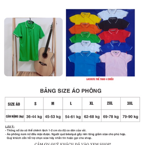 Áo Polo màu XANH chất liệu Thể Thao mềm mịn thoáng mát – Áo thun Nam Nữ ngắn tay có cổ. Nhận IN ẤN theo yêu cầu.
