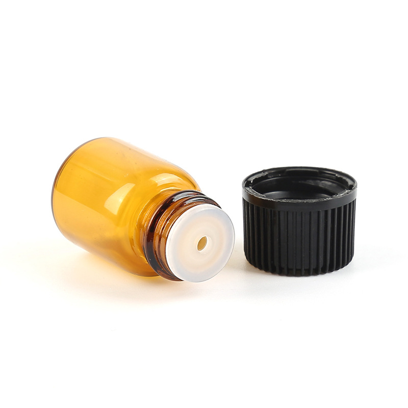 Lọ thủy tinh đựng tinh dầu mini 1ml có nắp đậy tiện dụng