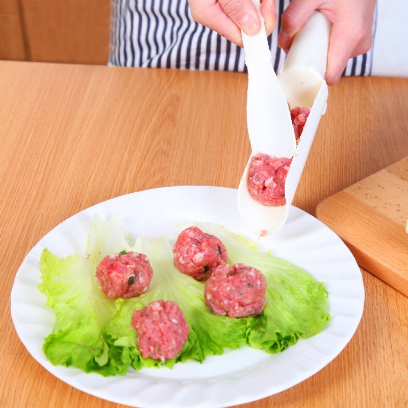 1 Bộ Khuôn Làm Thịt Viên Bằng Nhựa Cao Cấp