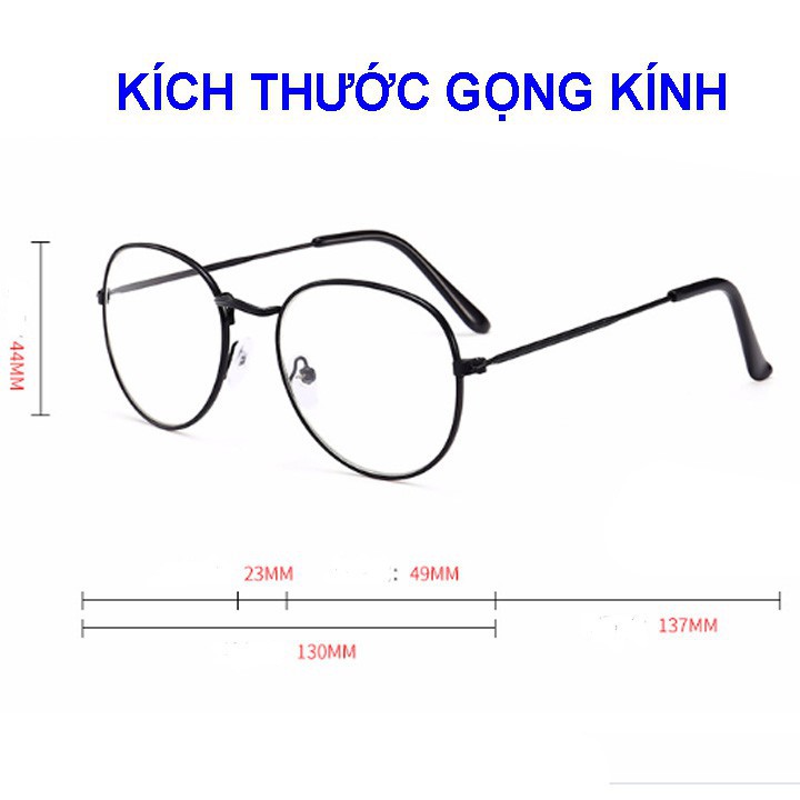 Gọng kính cận ngố không độ Nobita thời trang