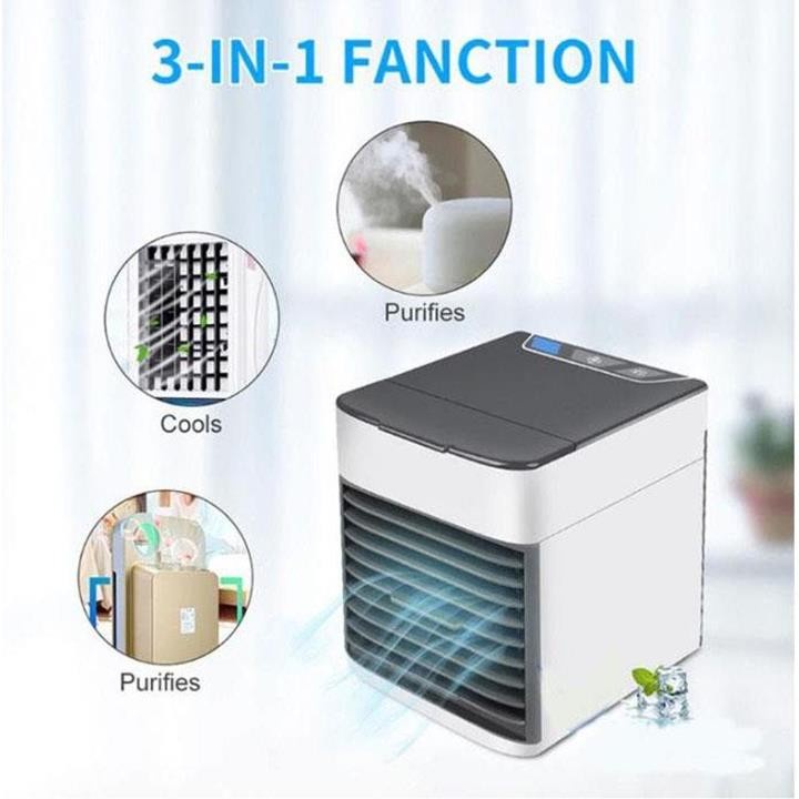 Quạt Điều Hòa Mini  Quạt Hơi Nước Mini Để Bàn  Quạt Hơi Nước Có Khay Đá