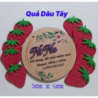 10 quả Dâu Tây 6cm _ 15K