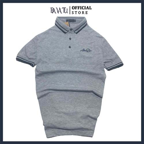 Áo polo nam chữ ký BAVATU hàng thiết kế chất liệu vải thun cotton mát mịn chống nhăn thấm hút mồ hôi mặc siêu mát | BigBuy360 - bigbuy360.vn