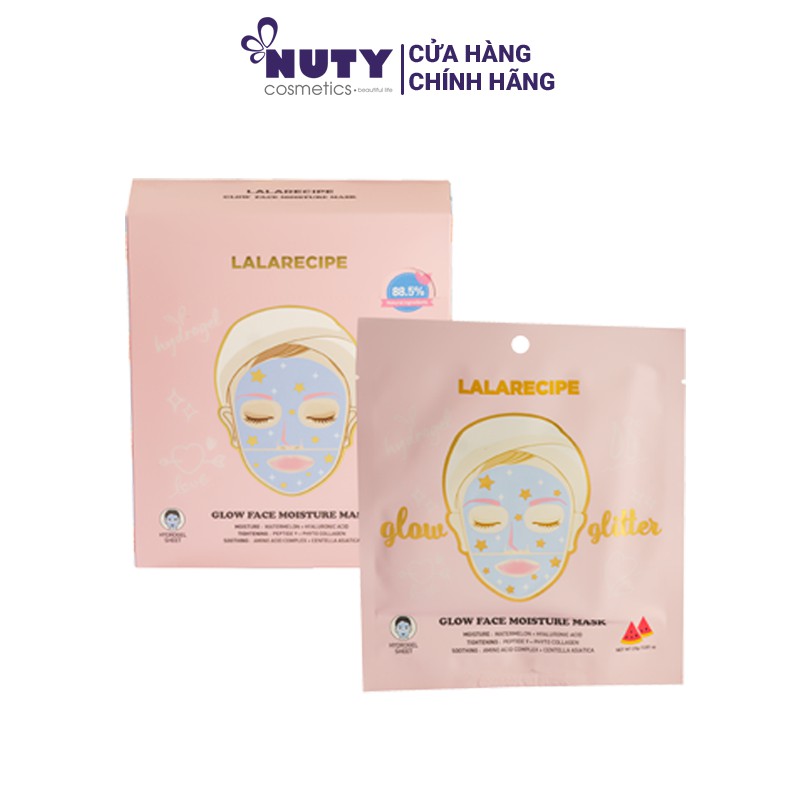 [Mã FMCGMALL -8% đơn 250K] Mặt Nạ Dưỡng Ẩm Lalarecipe Glow Face Moisture Mask (23g) | BigBuy360 - bigbuy360.vn