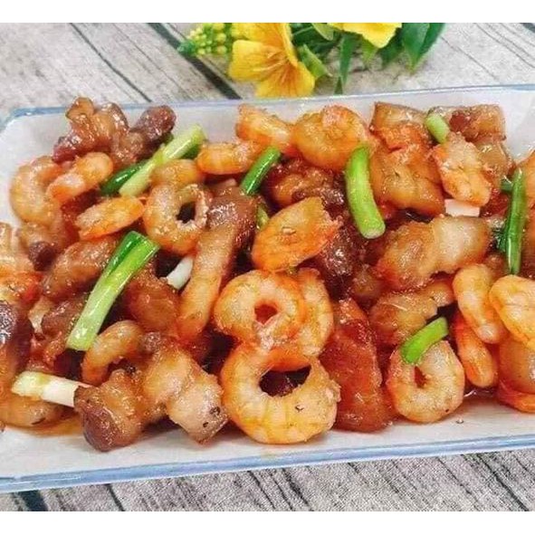 Tôm nõn biển size mini siêu ngọt ngon chắc thịt ai cũng mê khay 500gr
