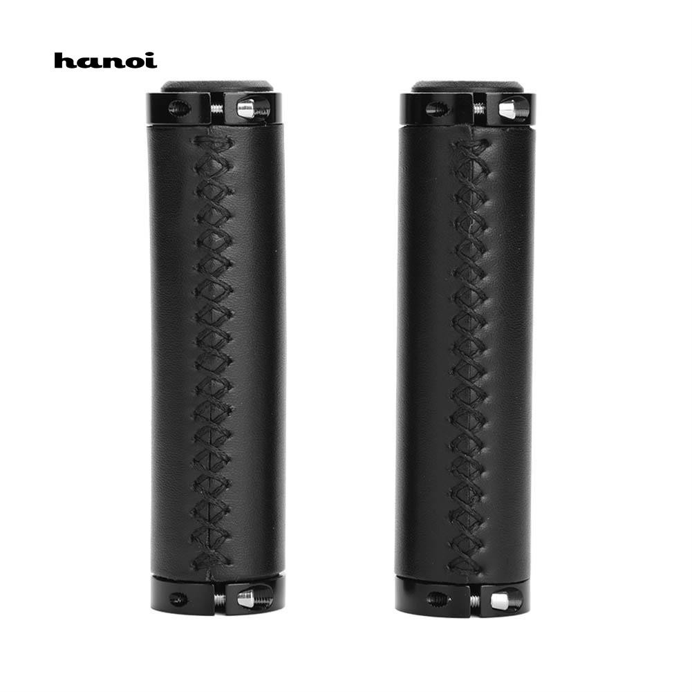 Cặp tay nắm bằng da chống trượt cho xe đạp leo núi