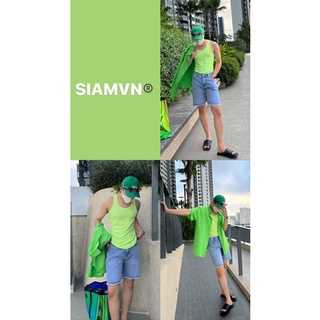 SIAM BA LỖ XANH CHUỐI ÔM BODY