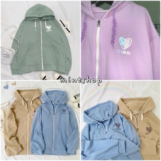 zip hoodie heart