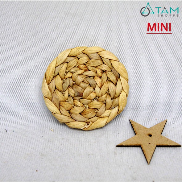 [ĐAN KĨ] Tấm lót thảm lục bình tròn trang trí nhiều cỡ LB-TLB-01 SIZE MINI VÀ NHỎ