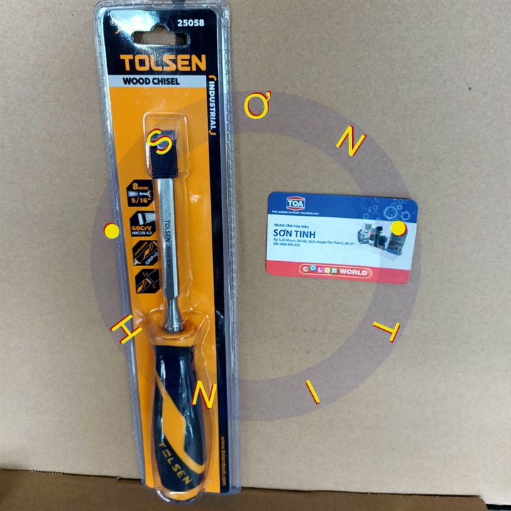 Đục gỗ cán nhựa Tolsen 8mm 25058