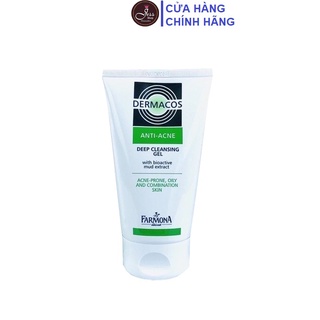 Sữa Rửa Mặt Ngừa Mụn Dermacos Anti Acne Deep Cleansing Gel 150ml
