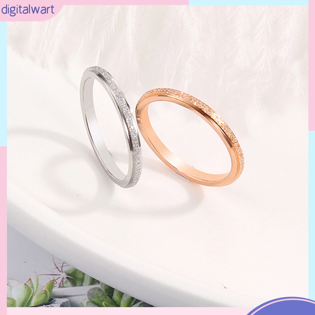 Nhẫn thép titan đính đá thời trang cho nam &amp; nữ