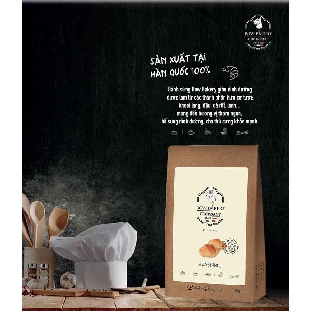 [DINH DƯỠNG CAO CHO CHÓ] Bánh sừng cho chó BOWWOW 100g - Ăn vặt cho chó - Snack cho chó