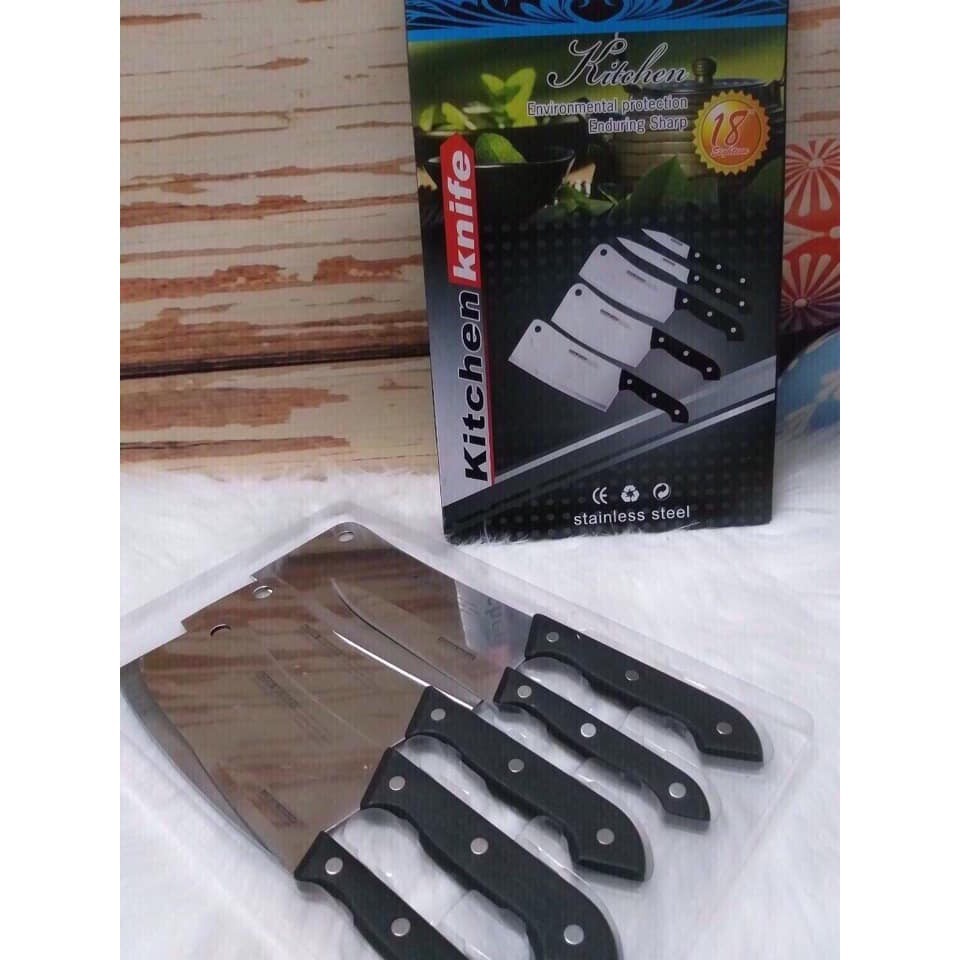 Bộ Dao Thái Lan 5 Món Siêu Bén-BỘ DAO KITCHEN KNIFE