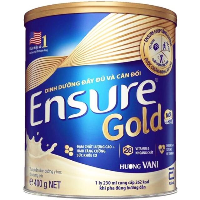 SỮA BỘT ENSURE GOLD 400G