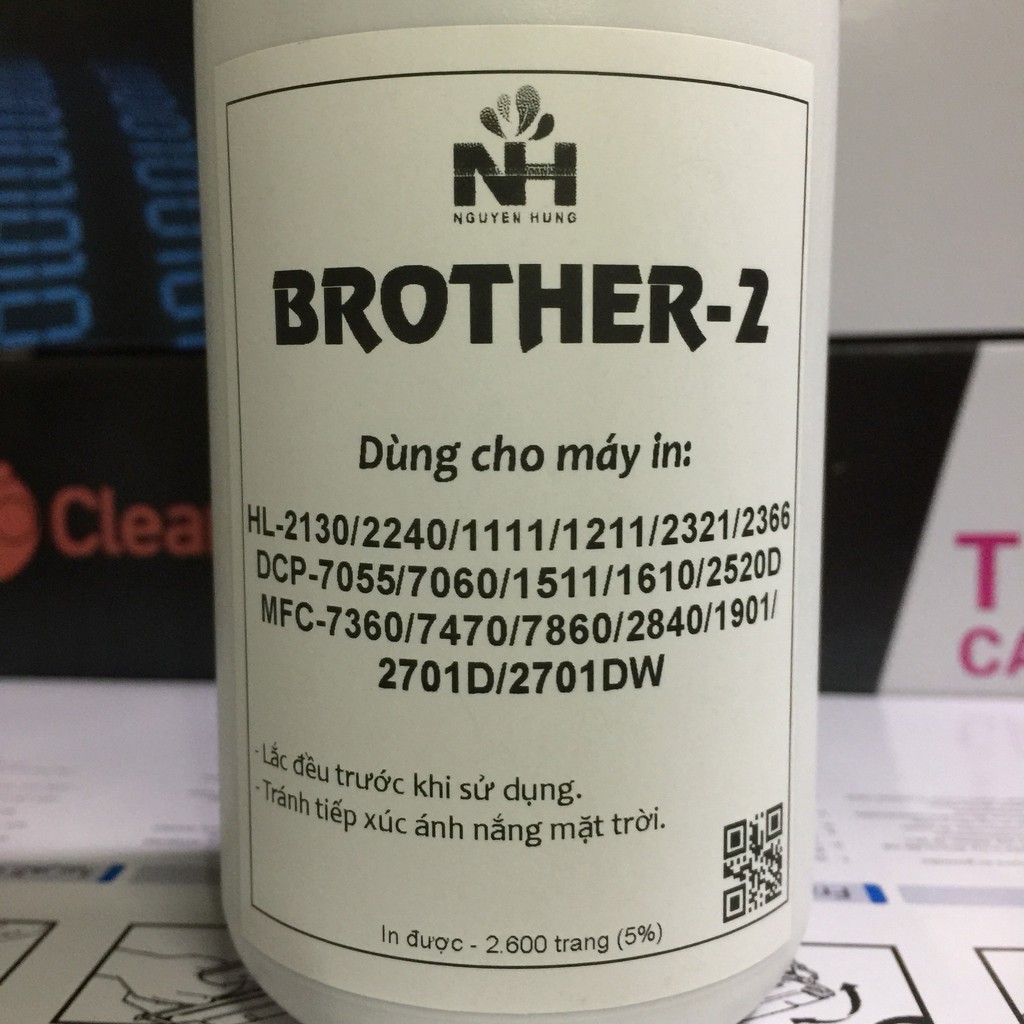 [BÁN CHẠY SỐ 1] COMBO 5 Chai Mực Nạp Máy In Brother TN-2280/ TN-2385/ TN-1010 (2321D, 2361DN, 2366DW, 2701DW,2240D,1916)