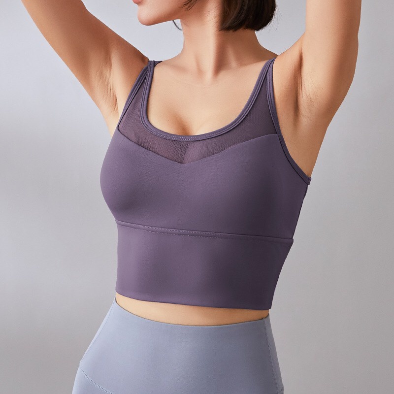 Áo bra tập gym yoga cao cấp có mút ngực lót trong LƯỚI MTXWX K1C6