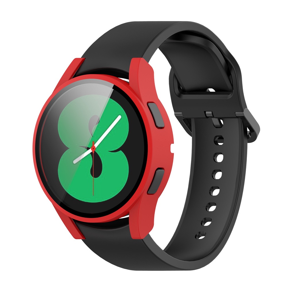 Ốp PC khung mạ cường lực full màn cho Samsung galaxy watch 4 40mm 44mm