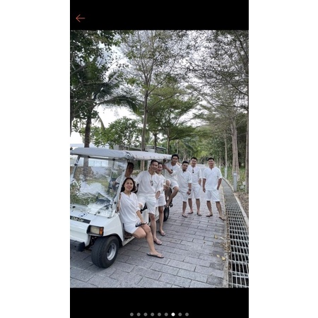 Bộ đũi trắng gia đình, bộ đũi nam nữ du lịch