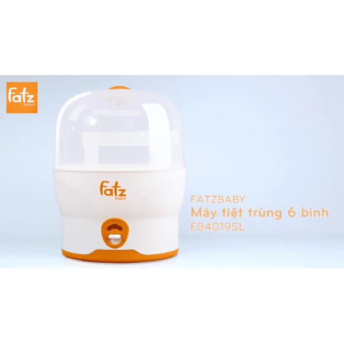 [CHÍNH HÃNG] Máy Tiệt Trùng Siêu Tốc 6 Bình Sữa - 2 Ngăn Cho Bé - Fatz Baby FB4019SL