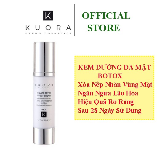 Kem Xóa Nếp Nhăn, Ngăn Ngừa Lão Hóa Vùng Mặt - BOTOX EFFECT - Hiệu Quả Rõ Ràng Sau 28 Ngày Sử Dụng Liên Tục