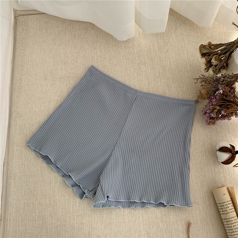 NUZIRO  Quần legging ngắn mặc trong chân váy  chất liệu cotton thoáng mát tùy chọn màu sắc