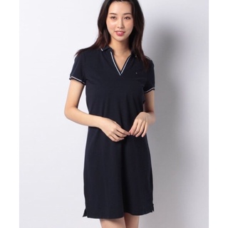 Đầm TOMMY có cổ viền trắng 🍀🍀🍀