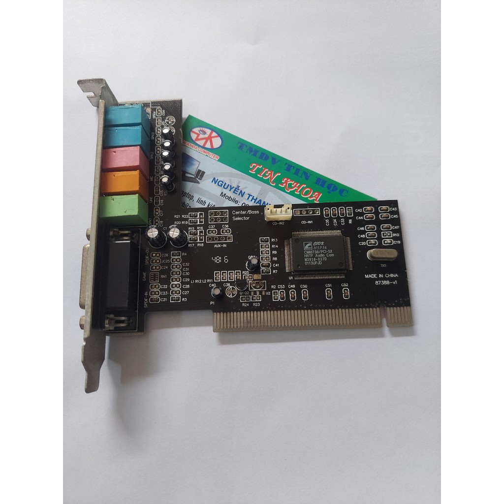 CARD ÂM THANH -CARD SOUND PCI EXPRESS 1X PC(PCI Express to Sound 5.1)