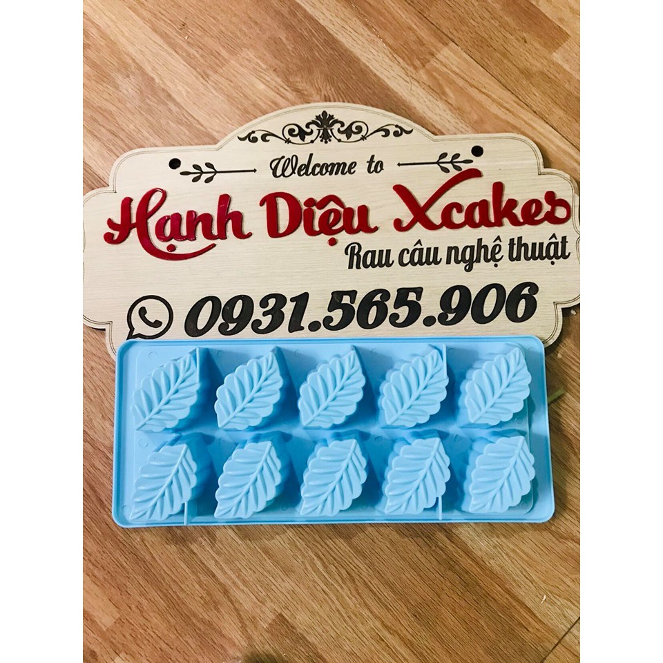 Vĩ Đá Tổng Hợp Hình Chiếc Lá Lớn 10L (1 Khuôn)