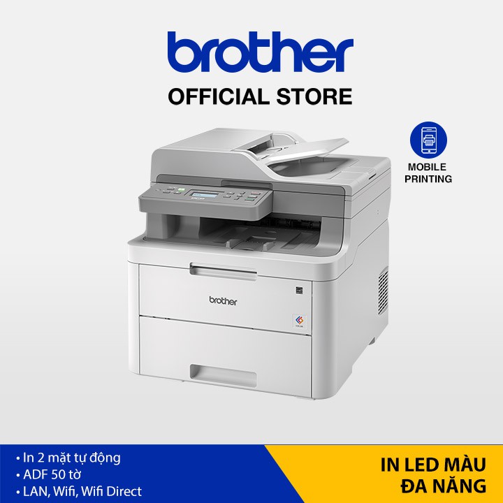 Máy in LED màu đa năng Brother DCPL3551CDW