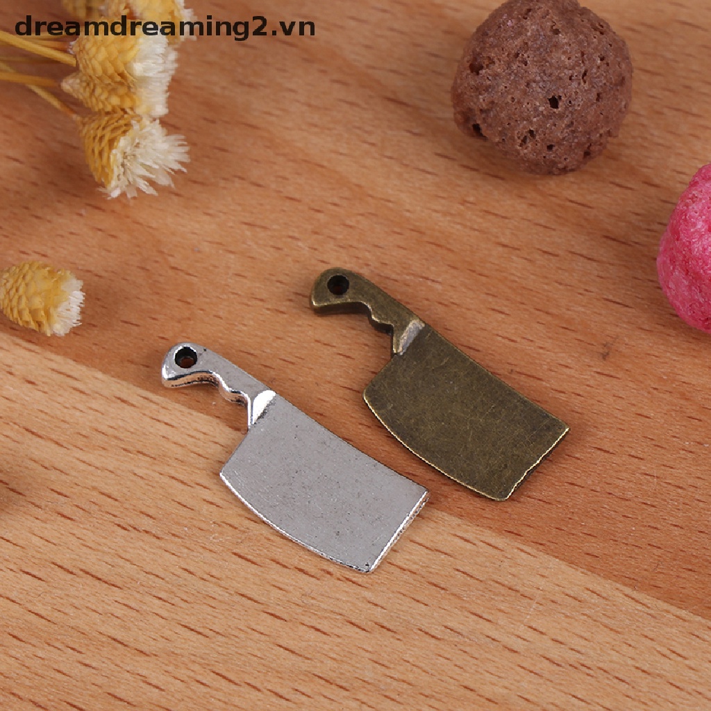 Bộ 2 Dao Cắt Rau Củ Tỉ Lệ 1: 12 Dành Cho Búp Bê