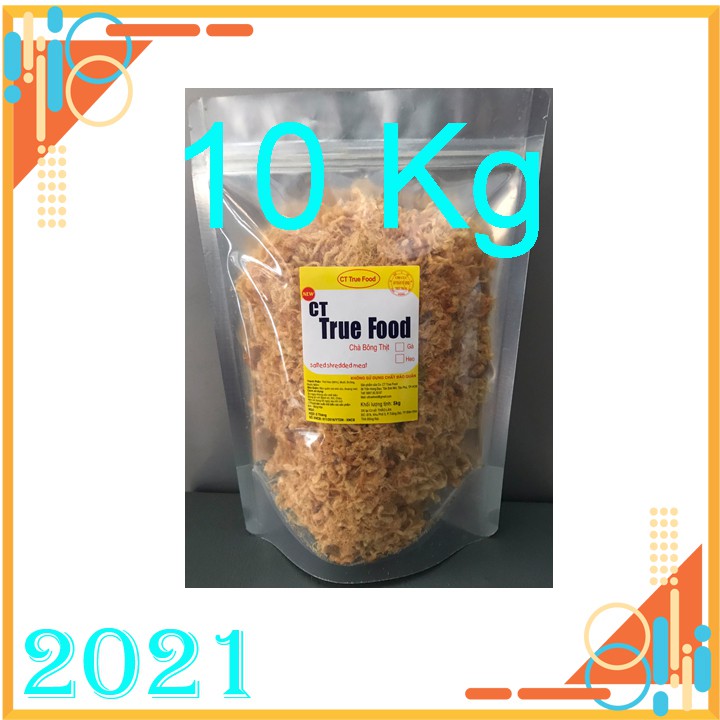 10 Kg Sỉ Chà bông gà heo - ruốc cay / CTTrueFood 2021