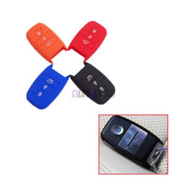 Bao silicon bảo vệ chìa khoá thông KIA  seltos cerato k3 k5 sorento rio rondo soluto
