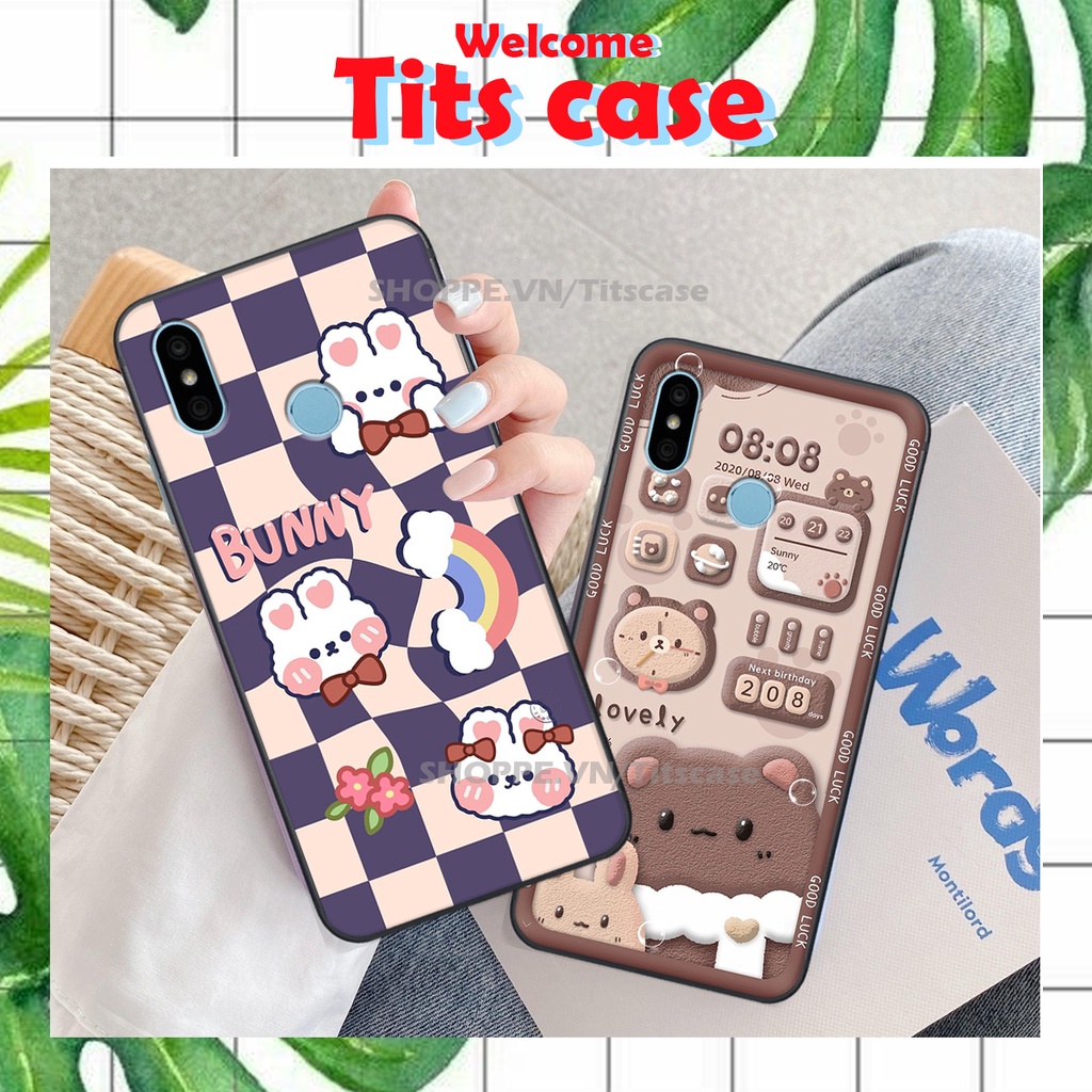 Ốp lưng Xiaomi REDMI 6 PRO / MI A2 LITE in hình GẤU K@WS- BE@R COOL-CỰC XINH-RẺ-BỂN -ĐẸP