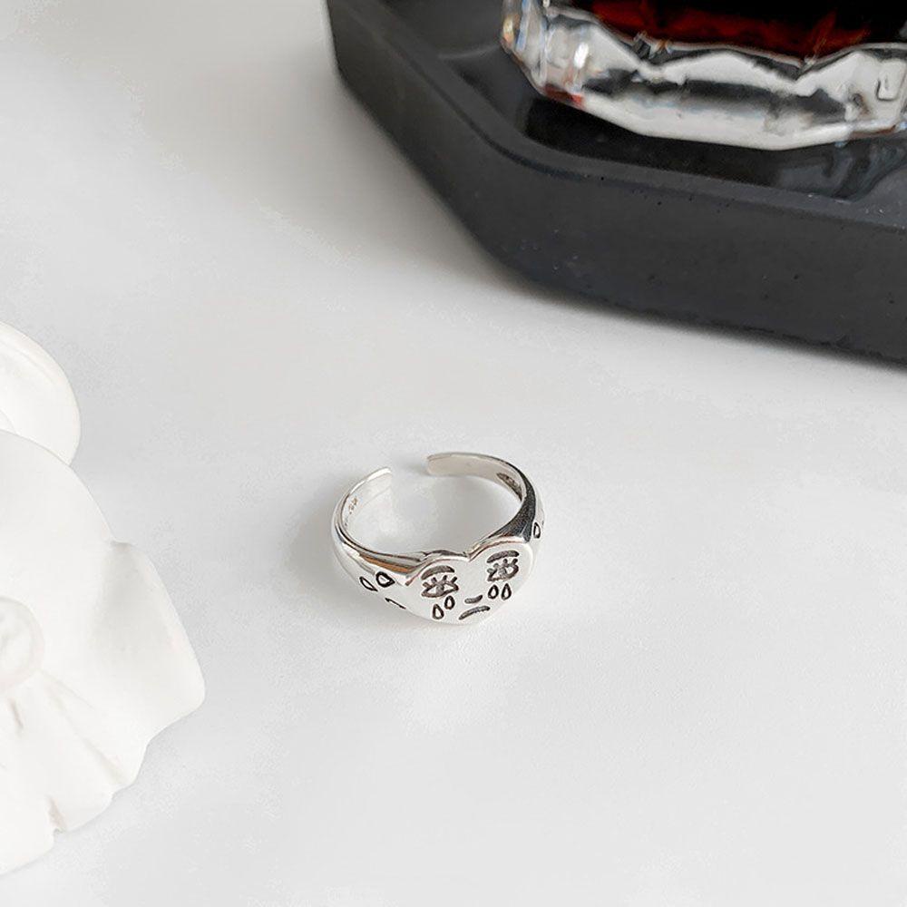 MXGOODS Nhẫn Mặt Trái Tim Phong Cách Hàn Quốc Dành Cho Nữ
