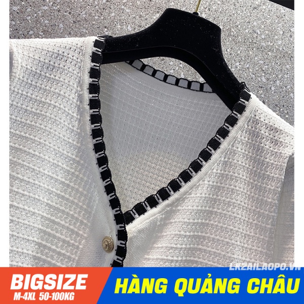 Áo cardigan mỏng ⚡️𝐁𝐈𝐆𝐒𝐈𝐙𝐄⚡️ Áo len nữ khoác dệt kim form rộng Cổ Chữ V tay dài mùa thu Phong cách chanel  quảng châu cao cấp | BigBuy360 - bigbuy360.vn