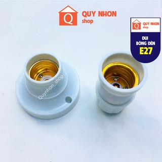 Đui đèn xoáy treo và đui gắn tường E27 nhựa chống cháy 6A 220V