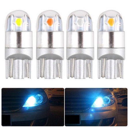 Bóng LED T10 soi biển số đèn xi nhan demi siêu tiết kiệm ánh sáng tốt xe hơi ô tô tương thích Toyota Vios Innova