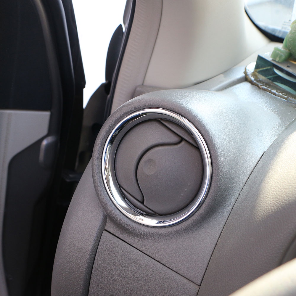 Bộ 2 Khung Viền Lỗ Thông Khí Cho Nissan Micra March K13 2011 2012 2013 2014 2015 2016 2017