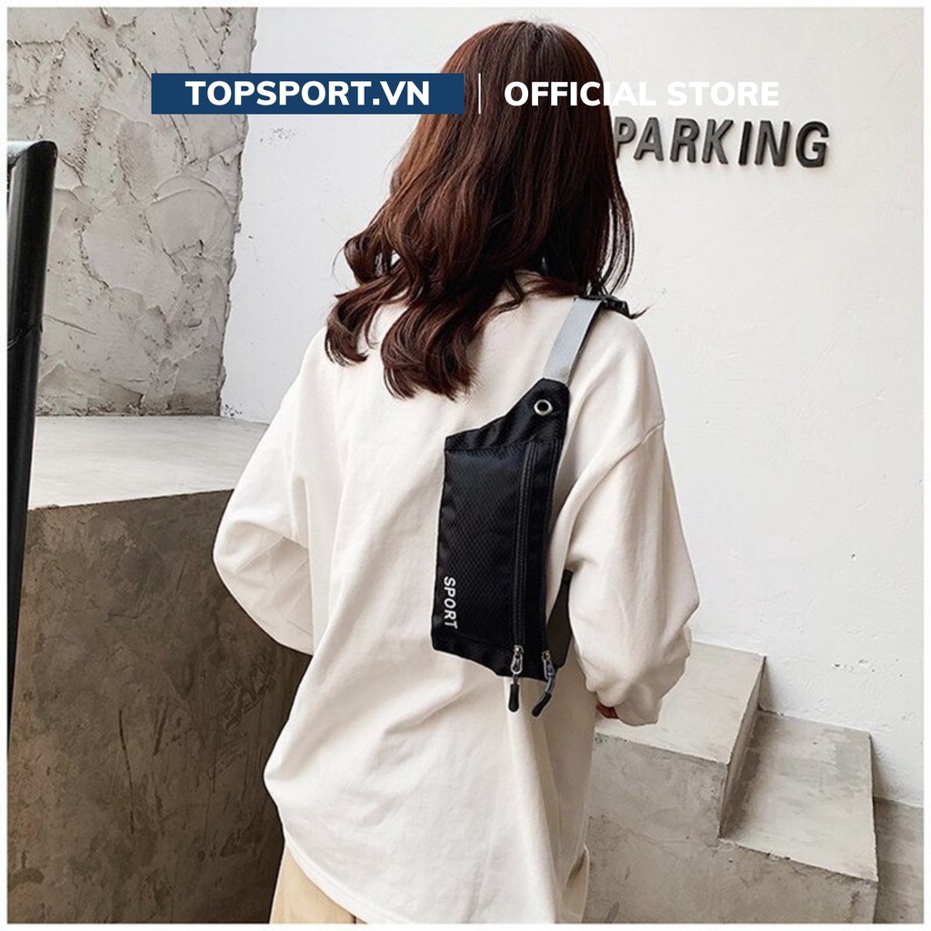 Túi Đeo Chéo Thời Trang Nam Nữ Sportme Nhỏ Gọn Có 3 Ngăn Tiện Dụng Kích Thước 24x11x3cm