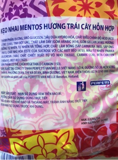 Kẹo Mentos trái cây 1kg