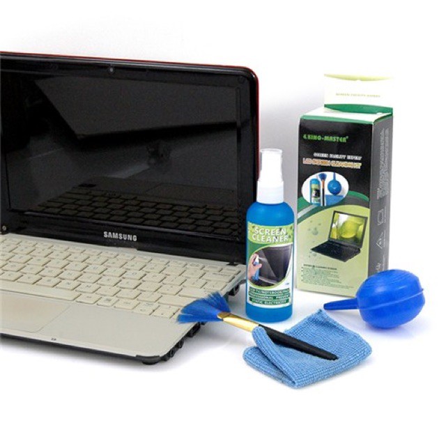 🎁Free Ship🎁 Bộ vệ sinh laptop, LCD (4 dụng cụ) - Bộ vệ sinh 4 món Bàn Phím