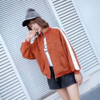 ÁO KHOÁC DA LỘN BOMBER ( hàng QC)
