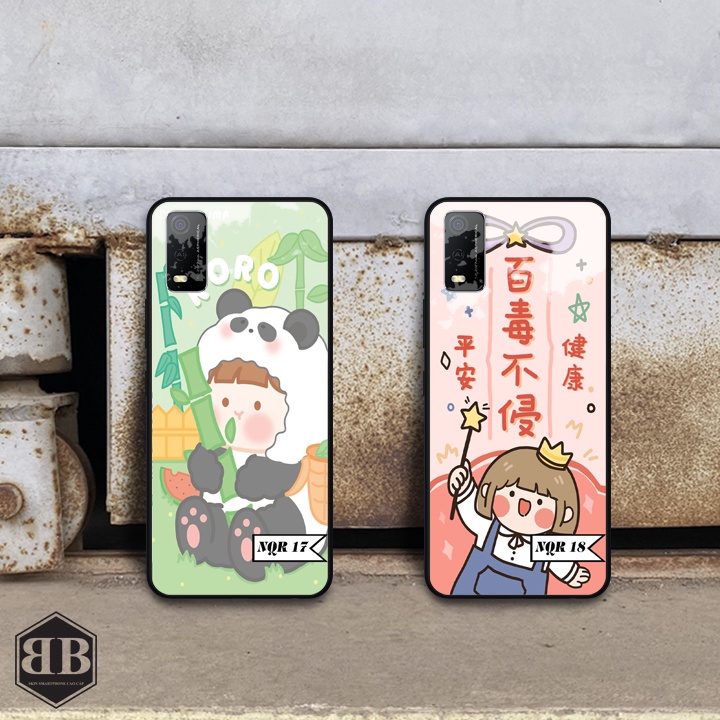 Ốp lưng kính cường lực Vivo Y3S hình in siêu đẹp