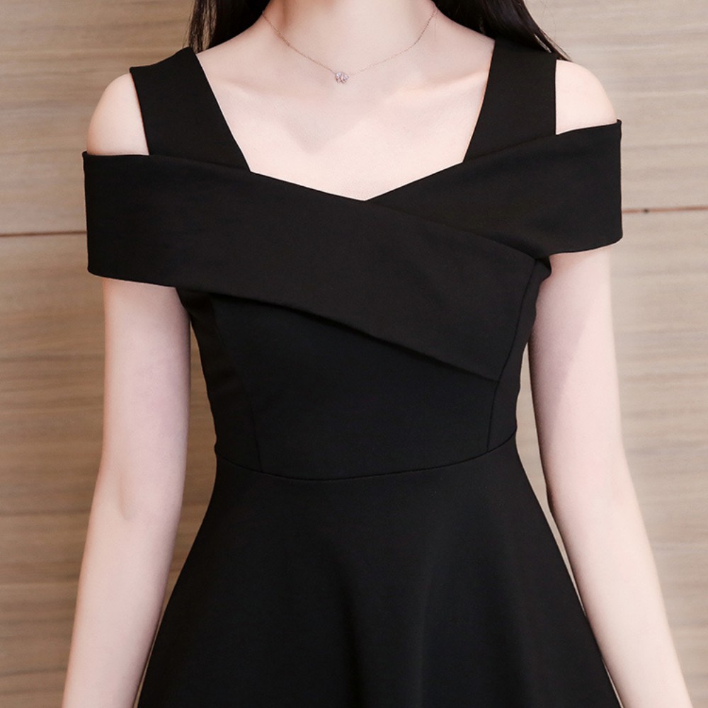 Váy nữ , đầm nữ dáng xòe cổ áo trễ vai sang chảnh dự tiệc đi chơi siêu xinh ATILA.SHOP | BigBuy360 - bigbuy360.vn