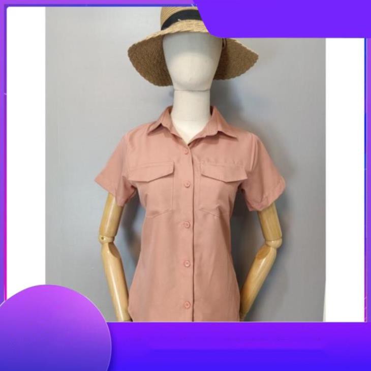 ✨✨ Áo sơ mi nữ tay cộc nhiều màu ( hình thật ở cuối)  ✨✨ | BigBuy360 - bigbuy360.vn