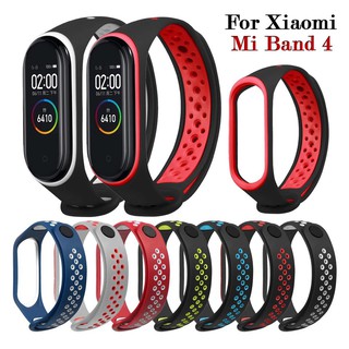 Dây Đeo Cao Su Thay Thế Cho Xiaomi Miband 3 Miband 4 Chất Lượng Cao