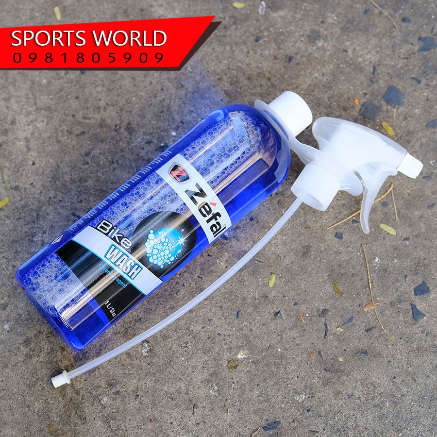 Rửa xe đạp vệ sinh sườn xe đạp ZEFAL BIKE WASH - 1 Lít